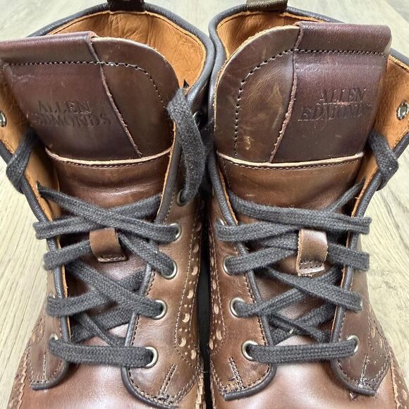 Allen Edmonds Boots Mens Size 8 Brown Chapman Leather Wingtip Weatherproof Lug main image 7